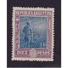 ARGENTINA 1912 GJ 361 ESTAMPILLA NUEVA CON GOMA U$ 73